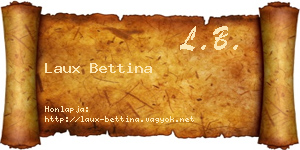 Laux Bettina névjegykártya